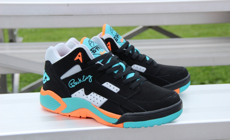Ewing Wrap Black / Teal - Orange