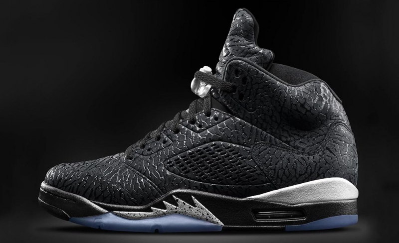 Air Jordan 3Lab5 - Black / Metallic Silver