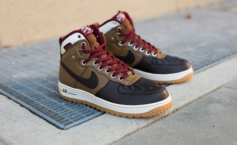 Nike Air Force 1 Duckboot Velvet Brown