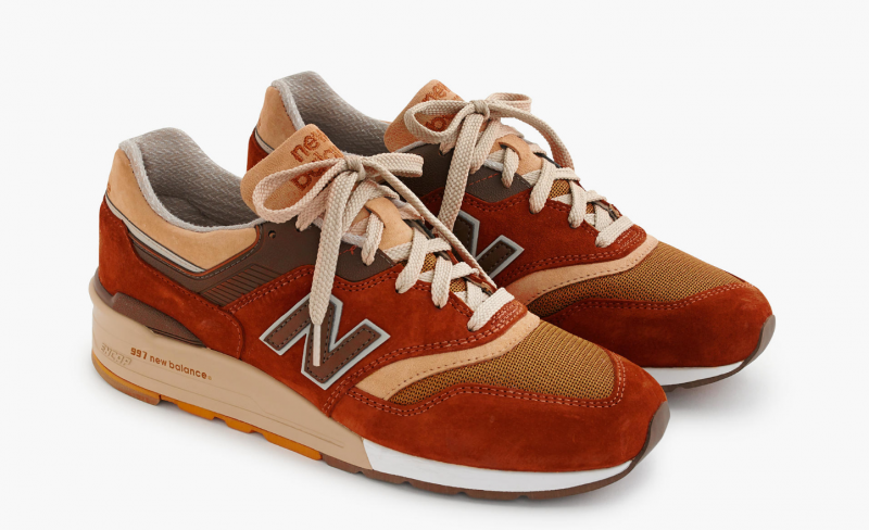 J Crew New Balance 997 Butterscotch